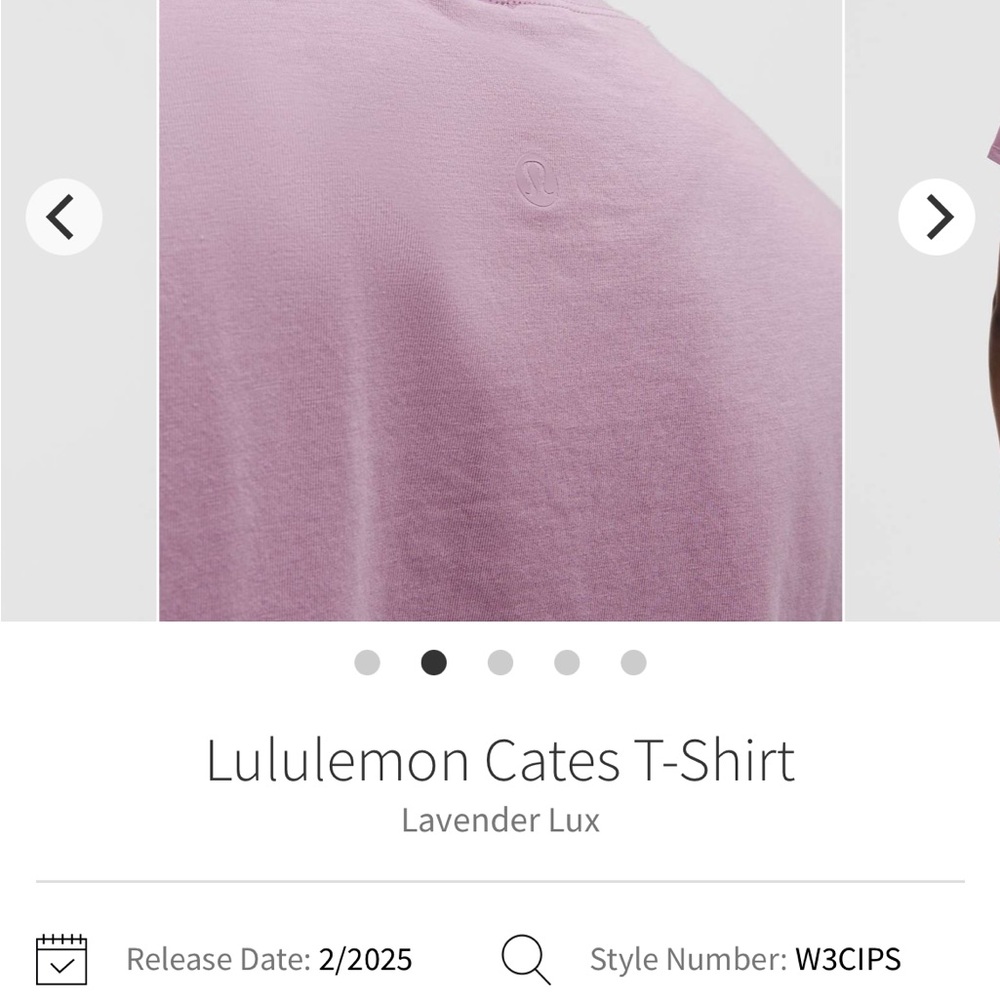 lululemon athletica Cates Tee - Picture 2 of 6